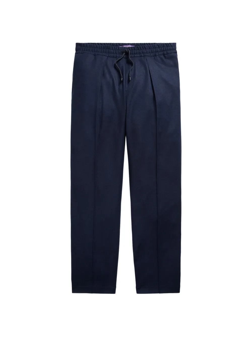 Ralph Lauren Purple Label pleated drawstring track pants Blauw