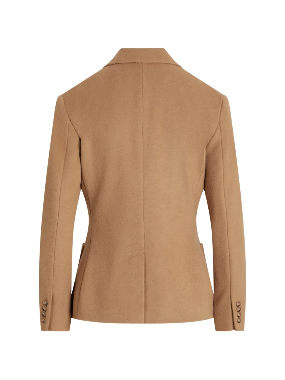 Polo Ralph Lauren double-breasted crest-patch blazer Beige