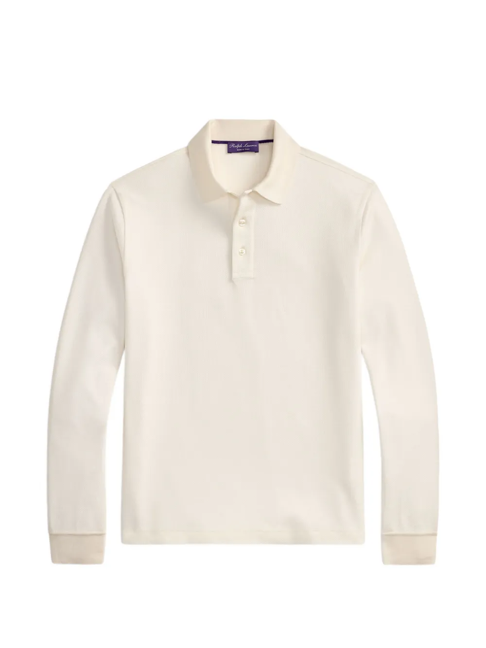 Ralph Lauren Purple Label long-sleeve polo shirt Beige