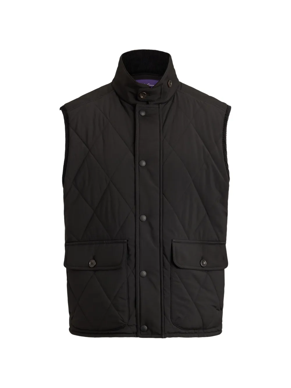 Ralph Lauren Purple Label quilted gilet Zwart