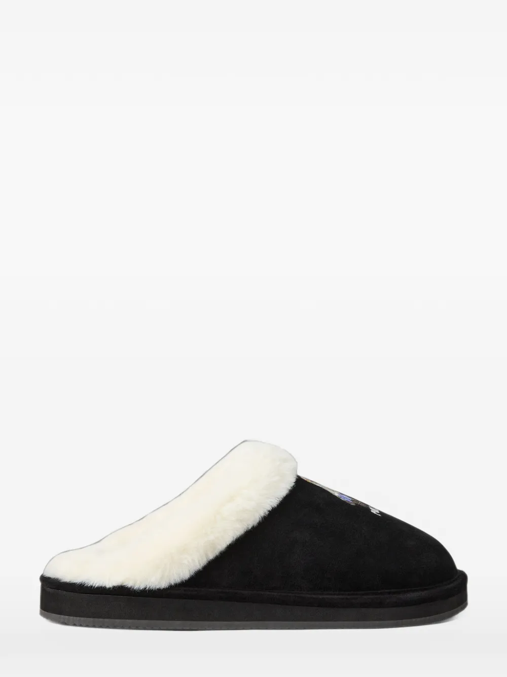 Polo Ralph Lauren Polo Bear suede slippers - Nero