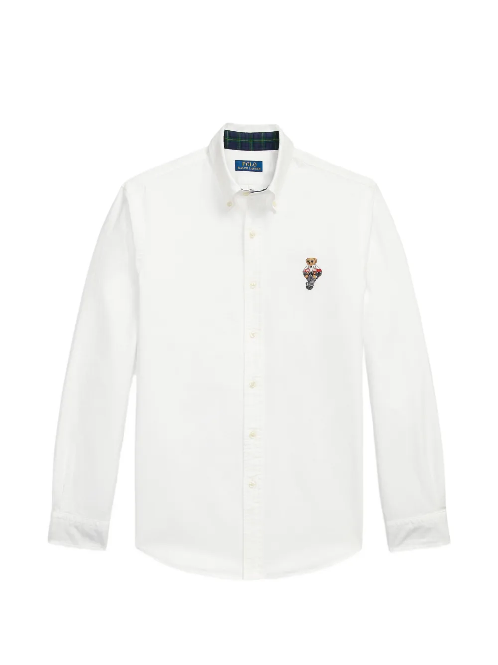 Polo Ralph Lauren custom-fit Oxford shirt with Polo Bear