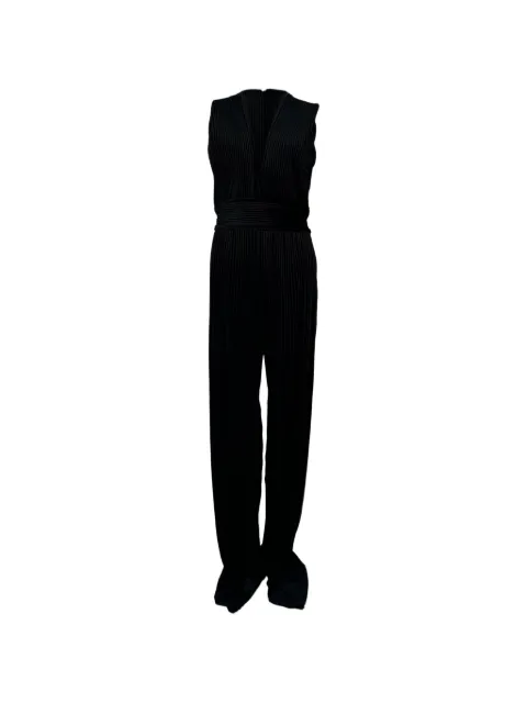 Balmain Pre-Owned جمبسوت مخملي بكسرات