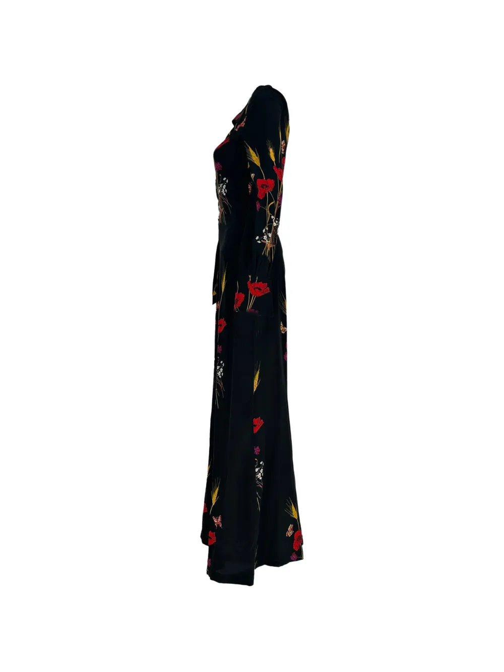 Valentino Garavani Pre-Owned 2010s floral-print jumpsuit - Nero