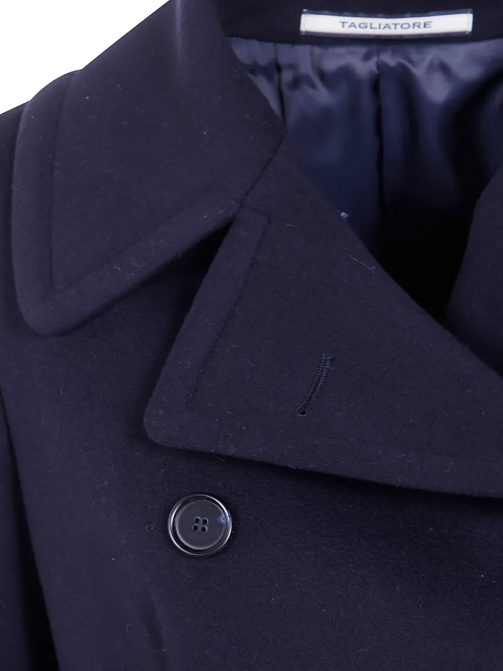 Tagliatore Blanche double-breasted coat Blauw