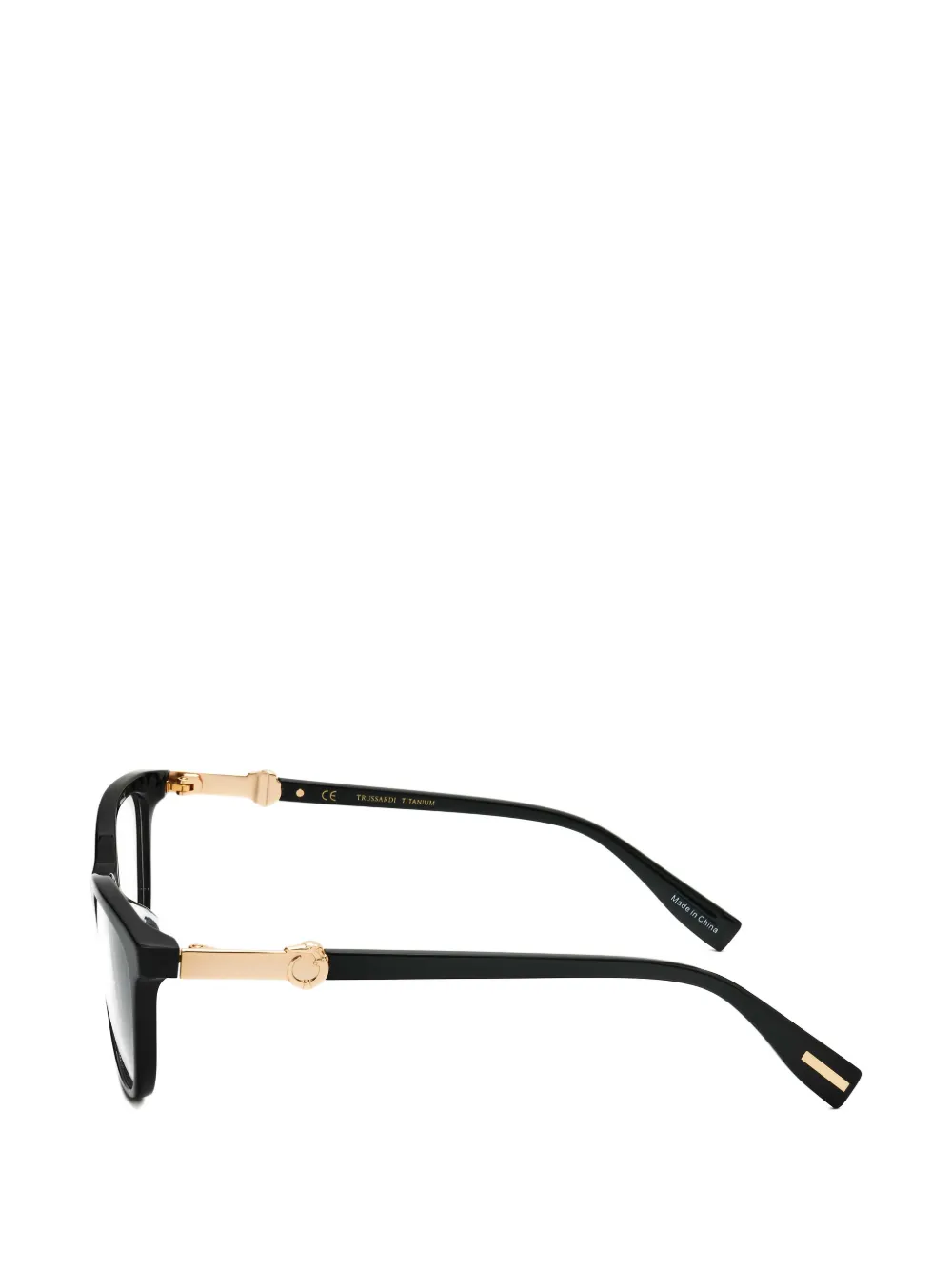 Trussardi cat-eye frame glasses Zwart