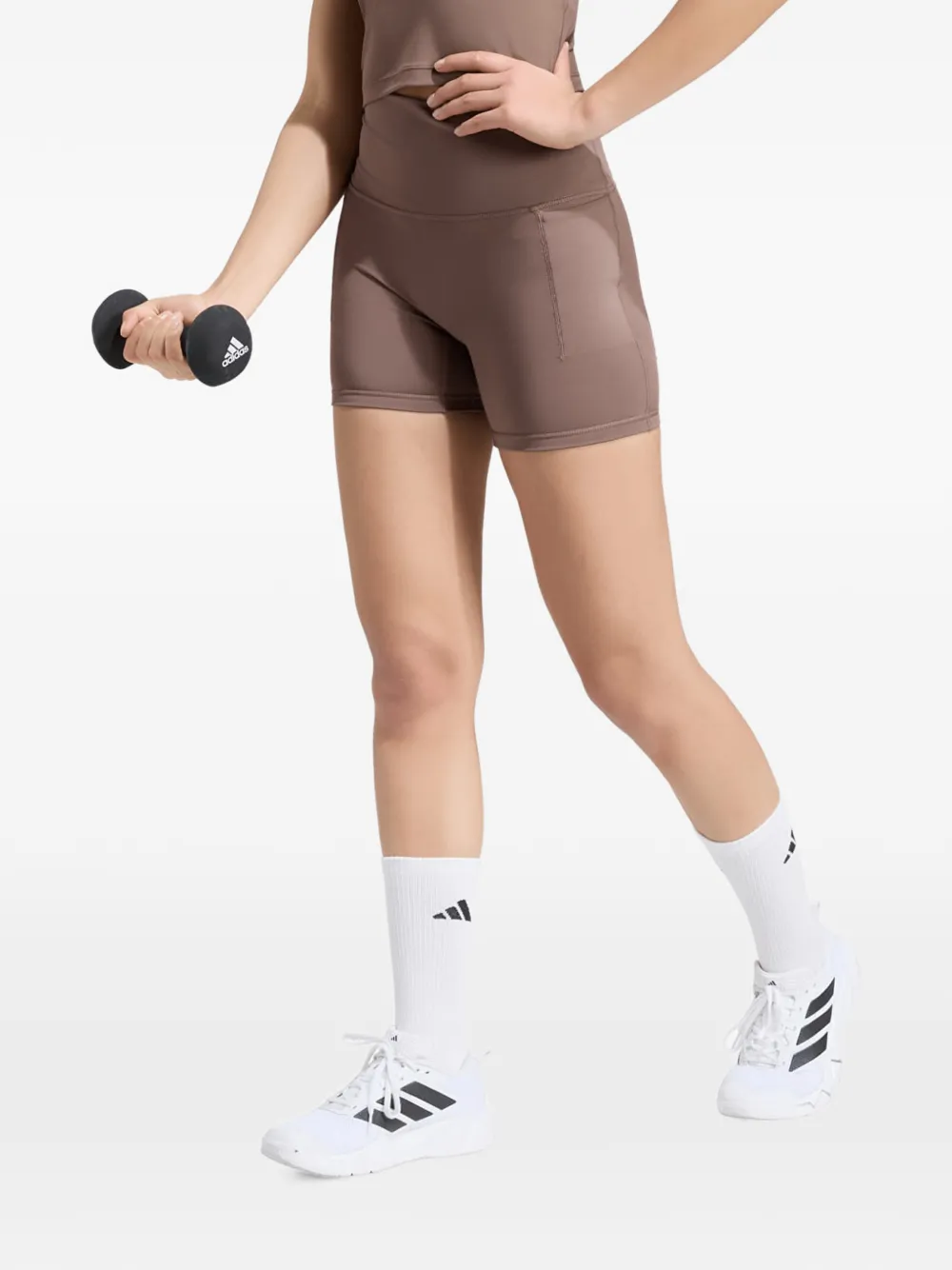 adidas leggings short 3-Stripes Studio All Me Booty Bruin
