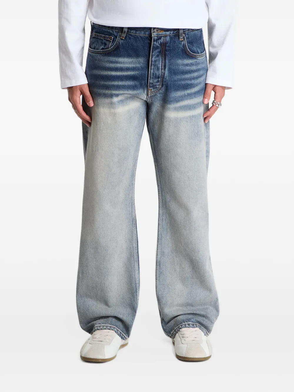 Off-White Half Arrow jeans Blauw