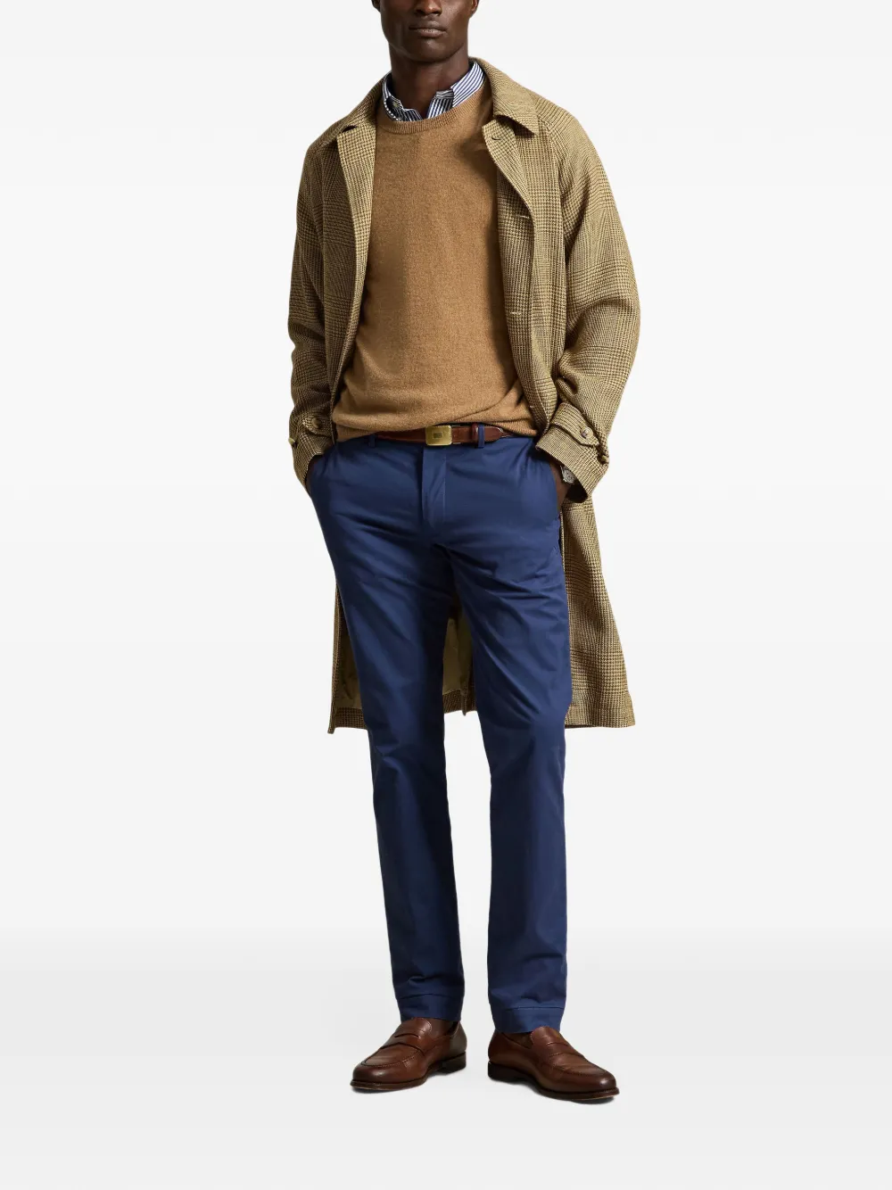 Polo Ralph Lauren Greenwich slim fit stretch chino pant Blauw