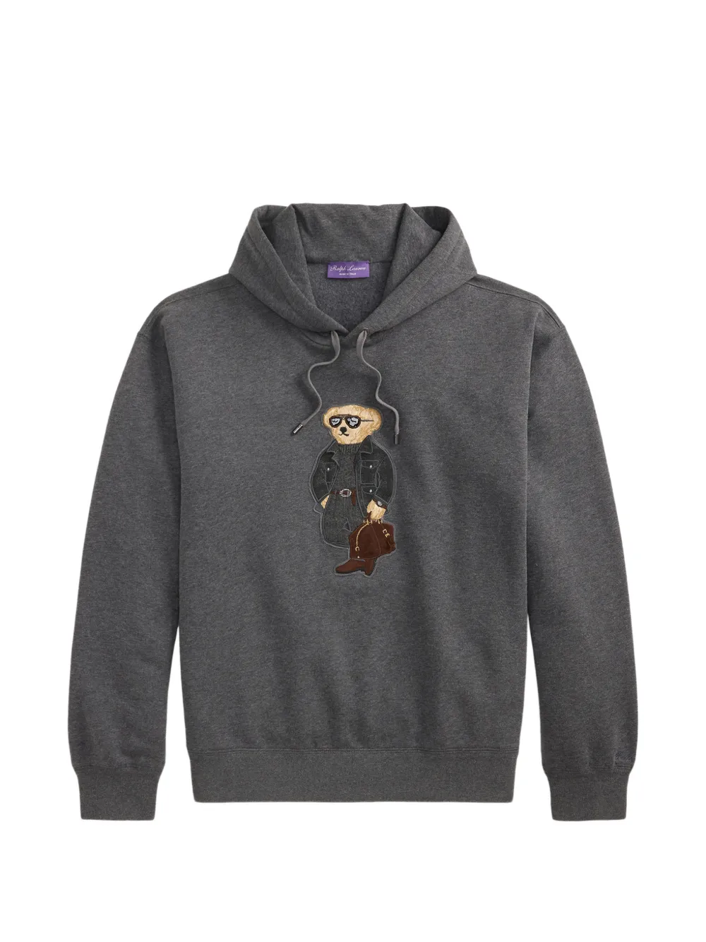 Ralph Lauren Purple Label Polo Bear hoodie Grijs