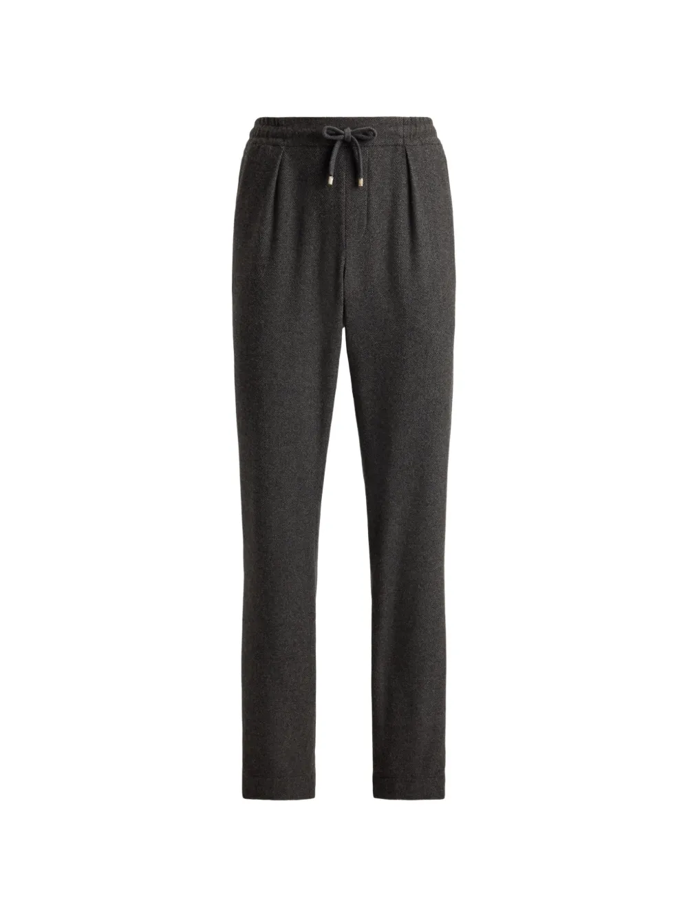 Ralph Lauren Purple Label pleated drawstring track pants - Grau