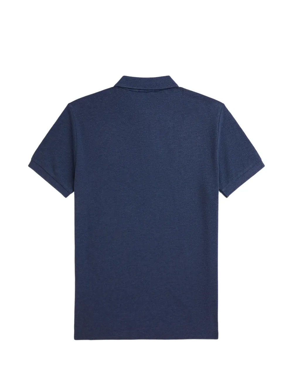 Polo Ralph Lauren logo-embroidered piqué polo shirt Blauw