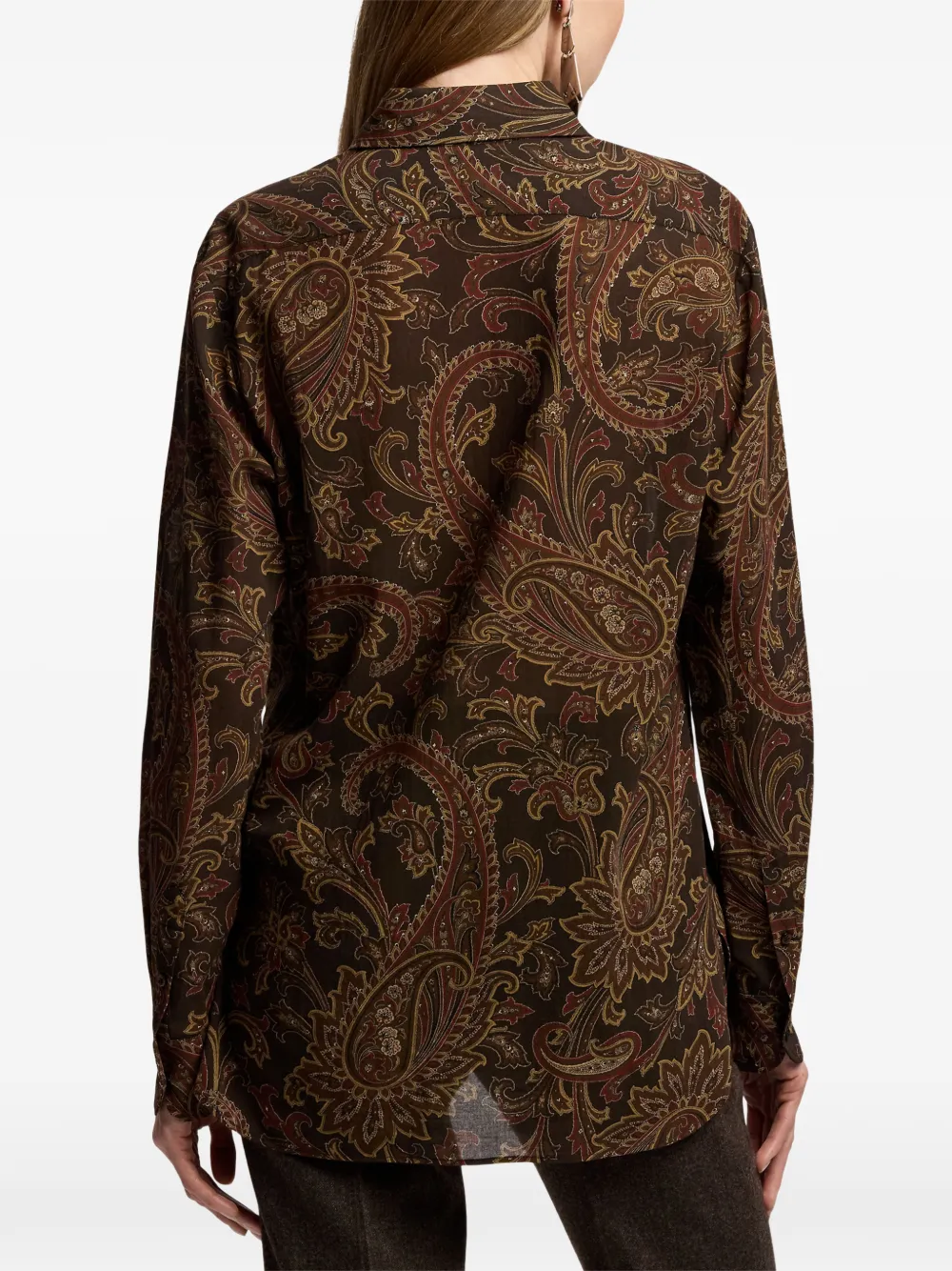 Ralph Lauren Collection paisley-print shirt Bruin