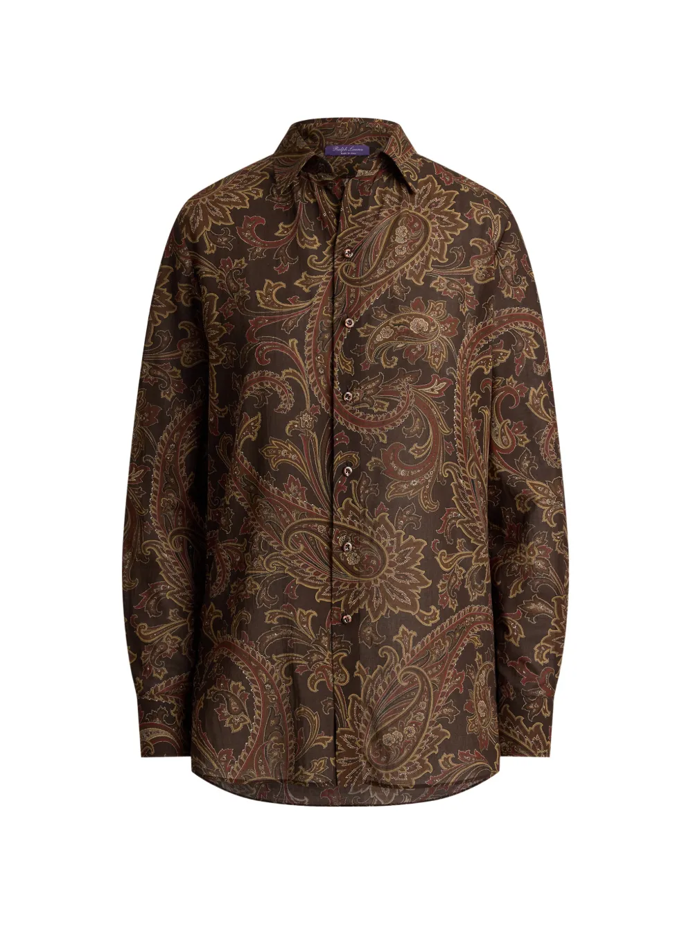 Ralph Lauren Collection paisley-print shirt - Braun