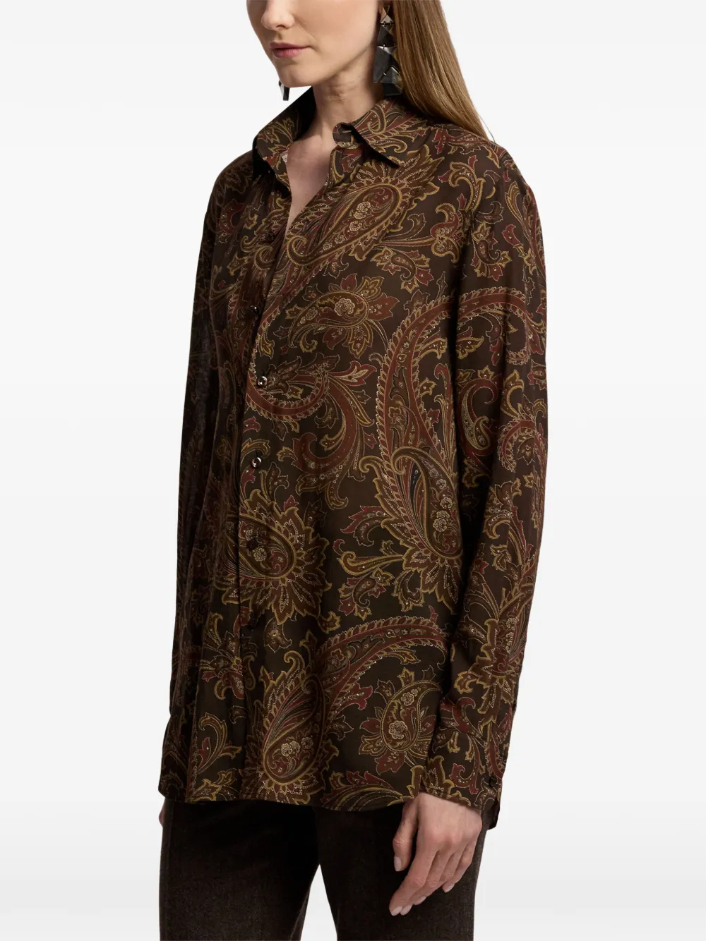 Ralph Lauren Collection paisley-print shirt Bruin