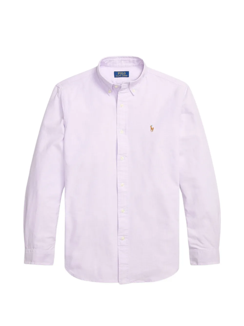 Polo Ralph Lauren embroidered-logo button-down shirt Paars
