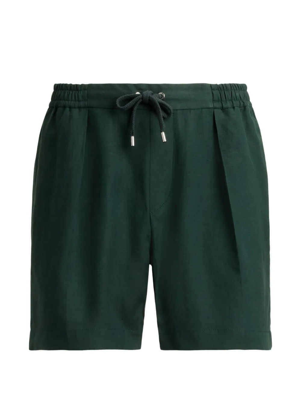 Ralph Lauren Purple Label pleated drawstring shorts - Verde