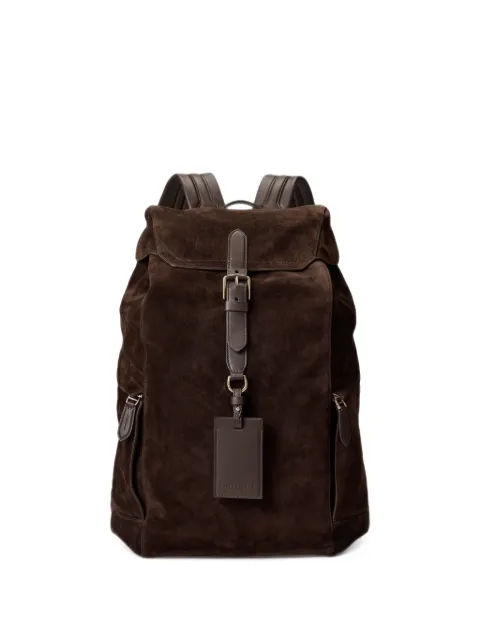 Ralph Lauren Purple Label buckle-fastening leather backpack
