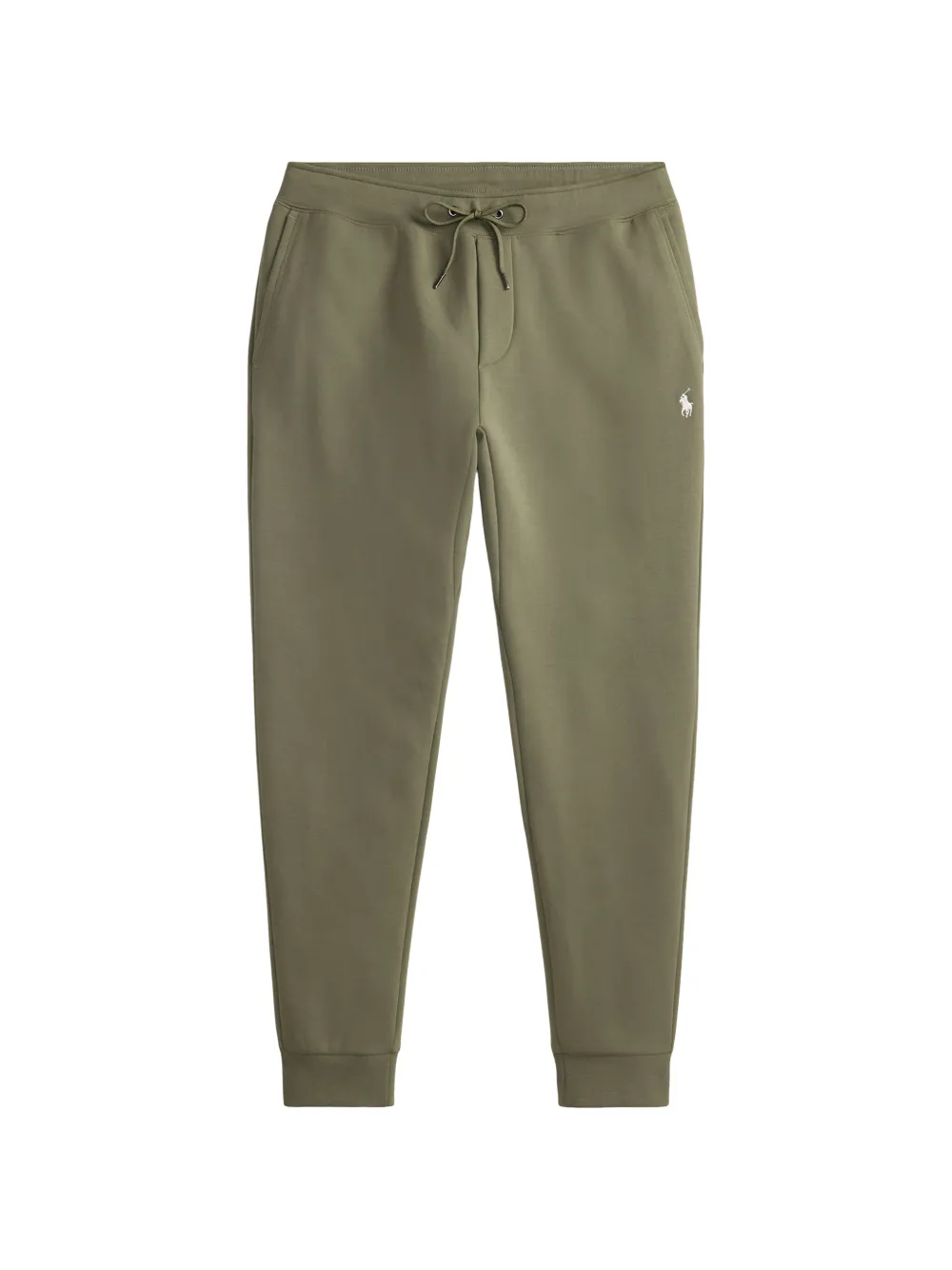 Polo Ralph Lauren logo-embroidered drawstring track pants Groen