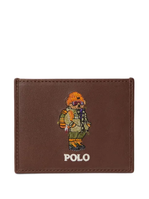 Polo Ralph Lauren Porta-cartões Polo Bear de couro