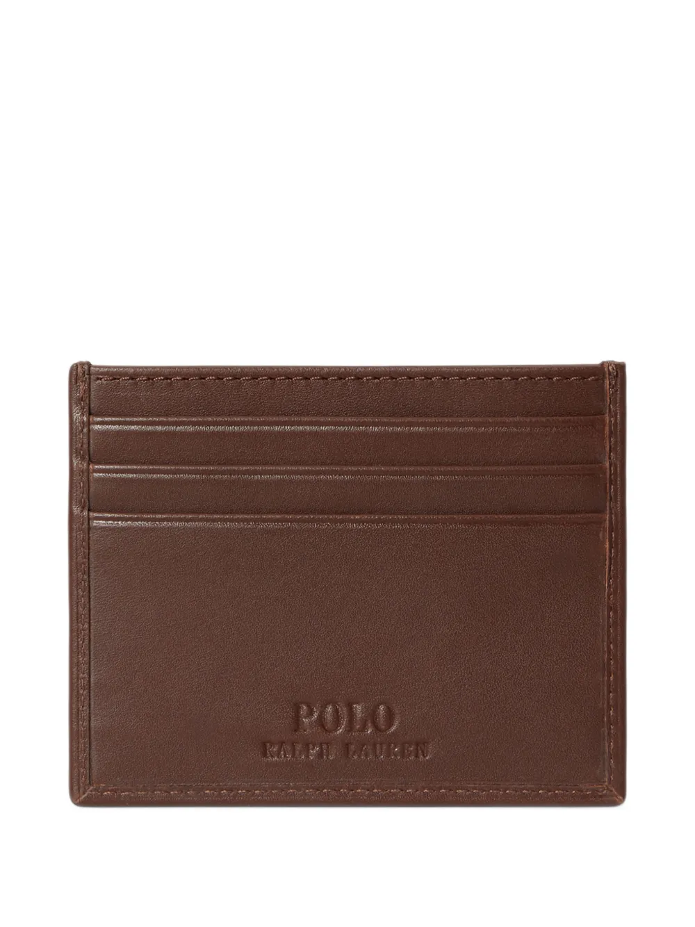 Polo Ralph Lauren Polo Bear leather card case Bruin