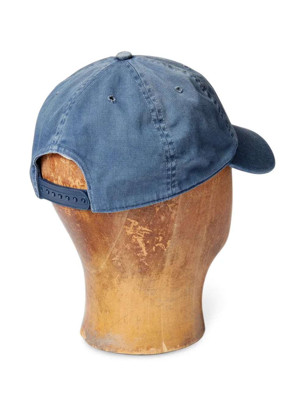 Ralph Lauren RRL logo-patch cotton baseball cap Blauw