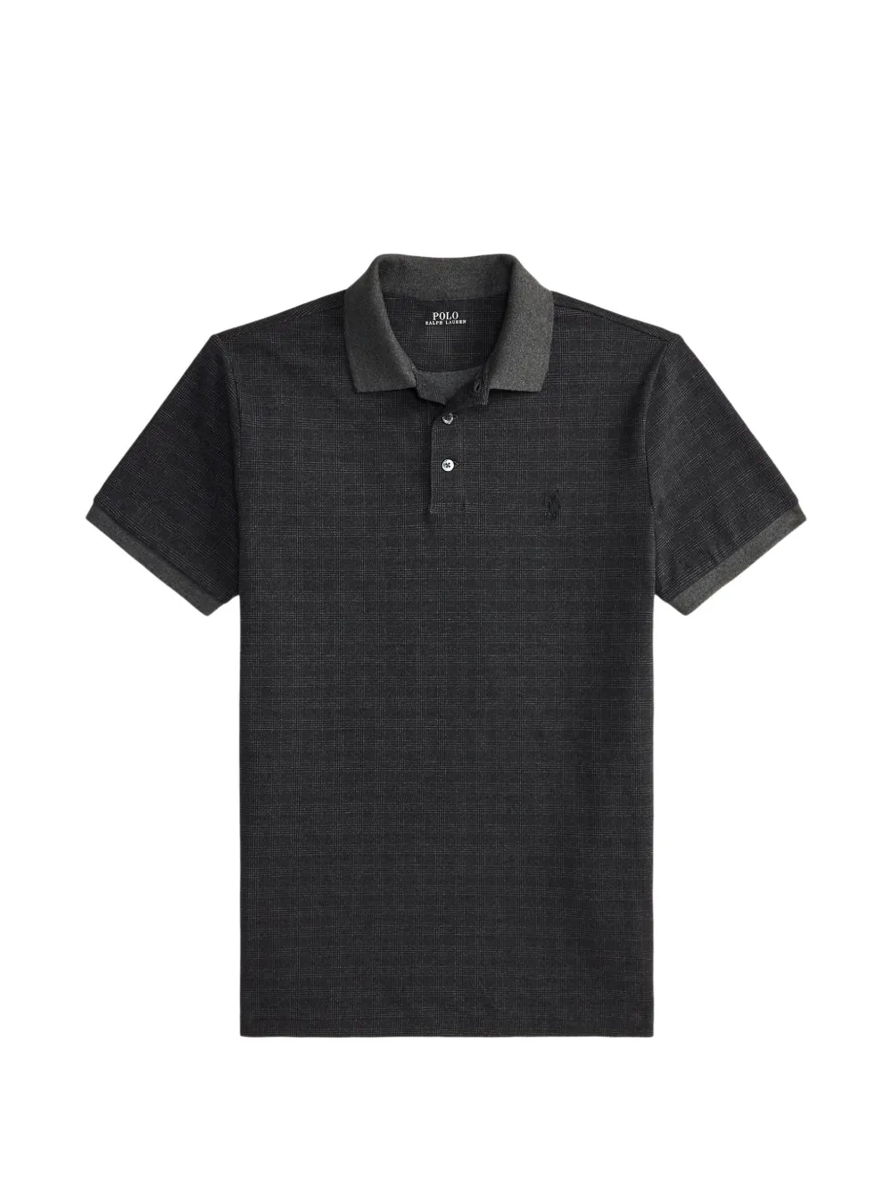 Polo Ralph Lauren Prince of Wales check polo shirt Grijs