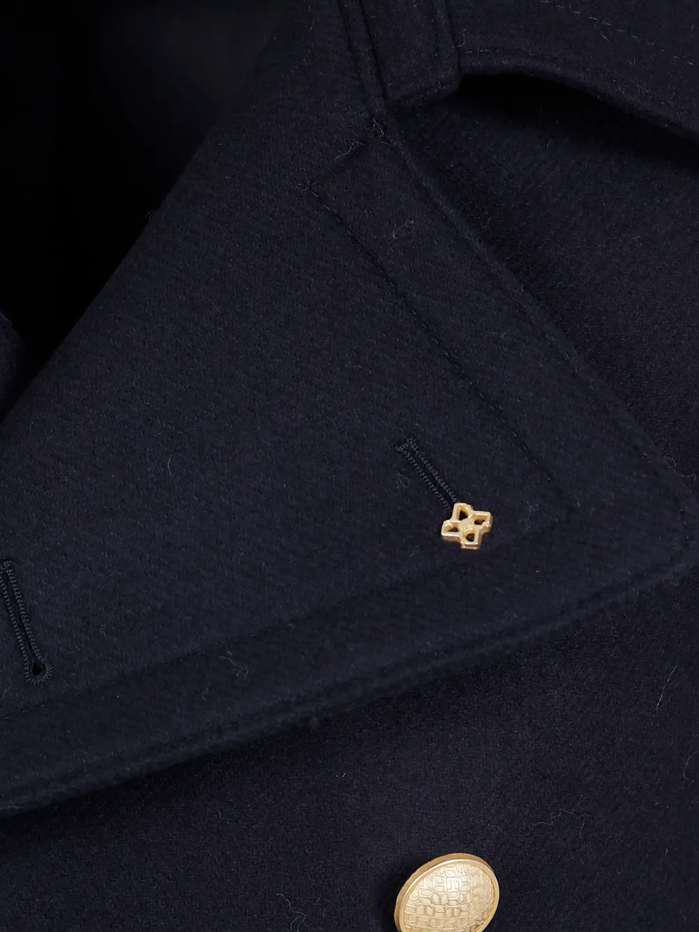 Tagliatore C Junkers double-breasted coat Blauw