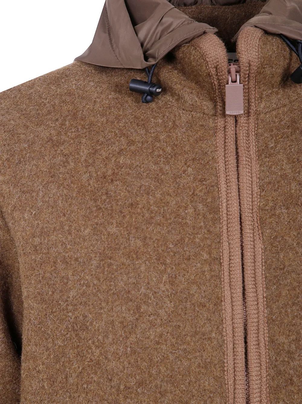 ASPESI Werner hooded jacket Bruin
