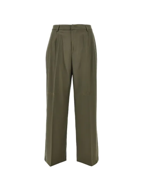 THESTROY pleated distressed trousers