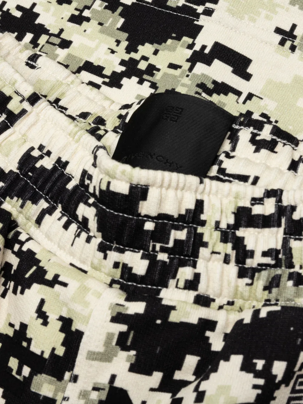 Givenchy pixelated-camo shorts Beige
