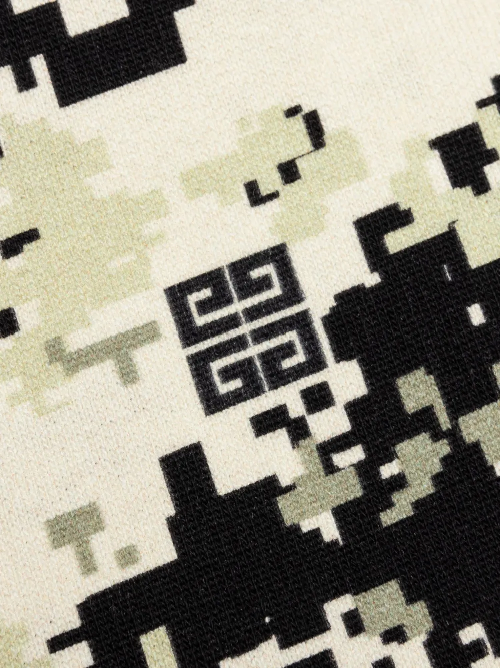 Givenchy pixelated-camo shorts Beige