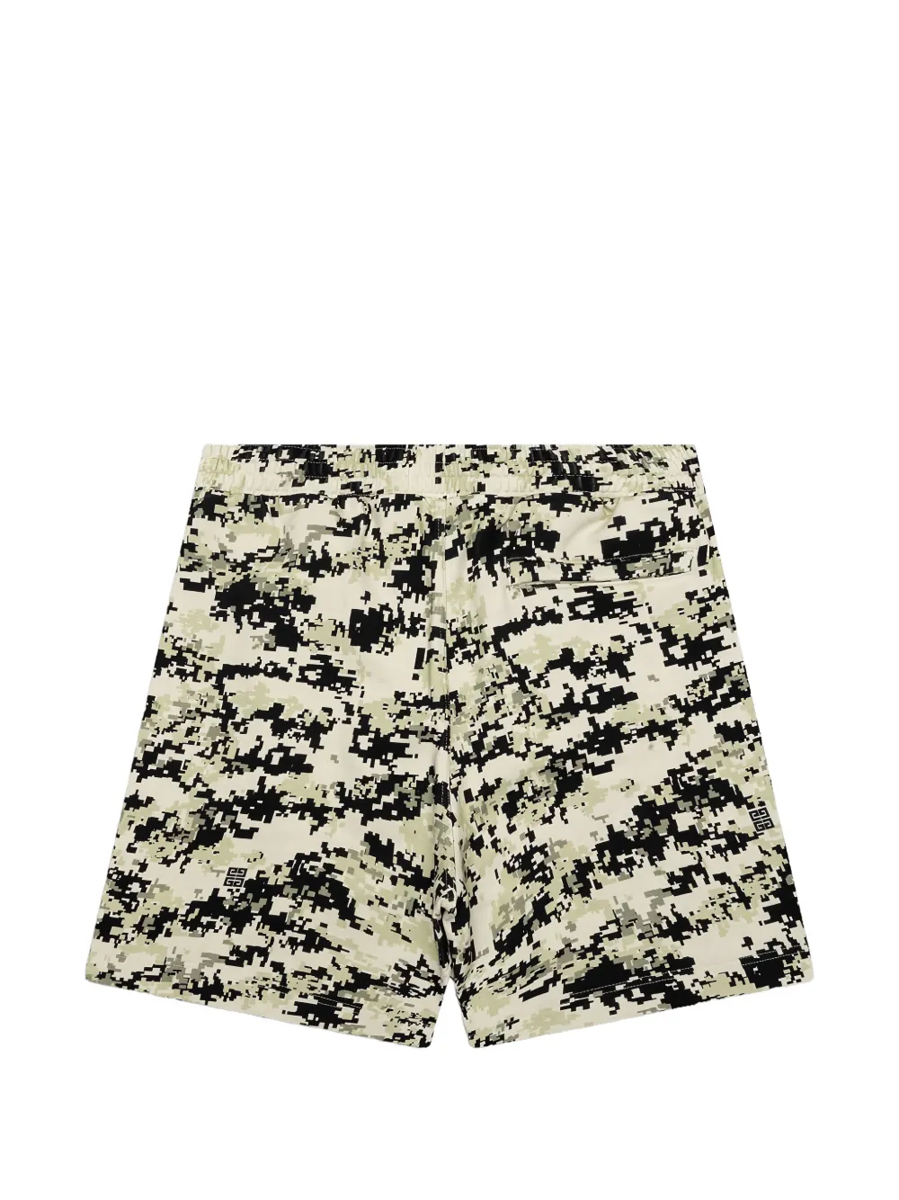 Givenchy pixelated-camo shorts Beige