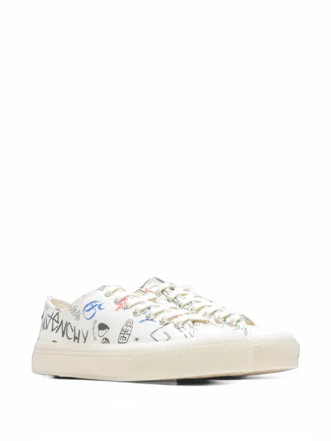 Givenchy City Low graffiti sneakers