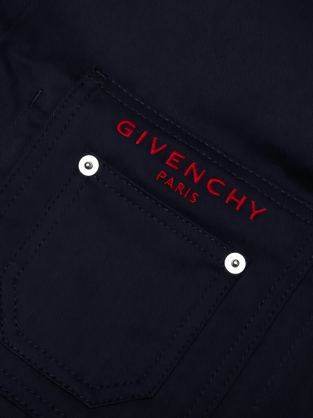 Givenchy Couture Seam denim jacket Blauw