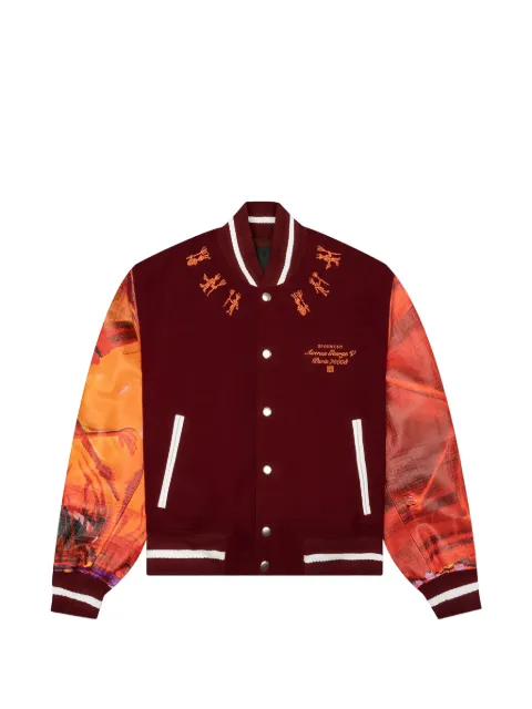 Givenchy x Josh Smith Devil embroidered bomber jacket