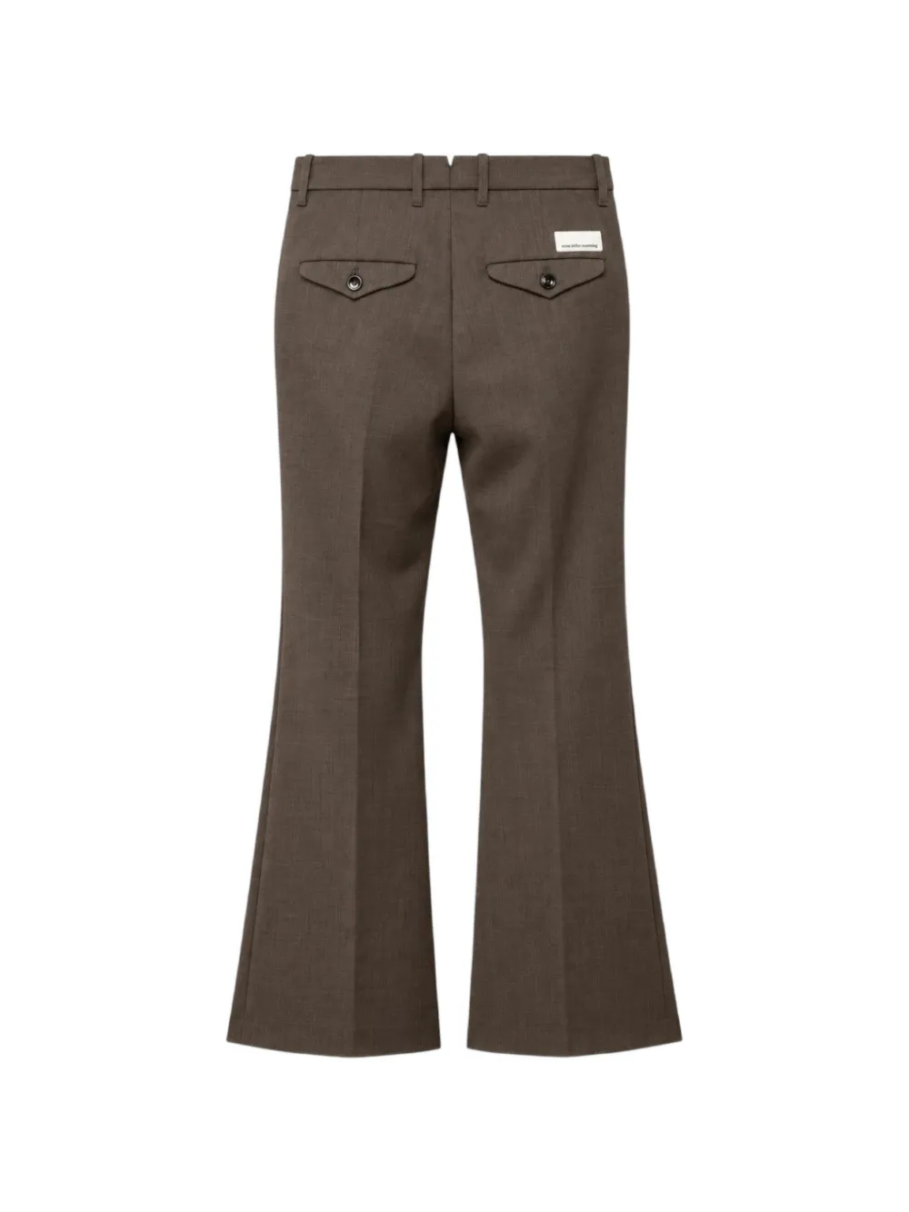 Nine In The Morning flared tailored trousers Bruin