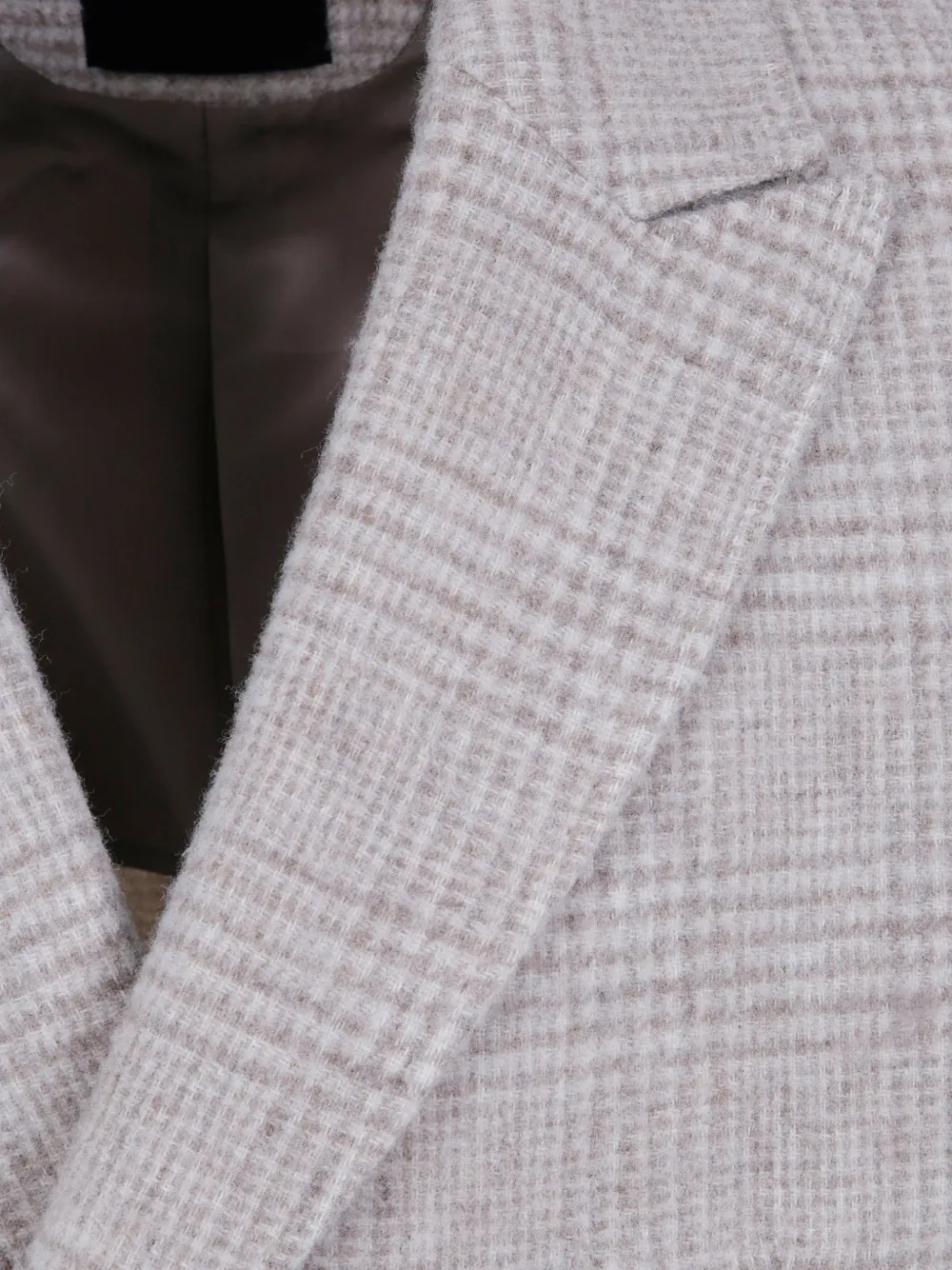 Zegna double-breasted wool coat Grijs