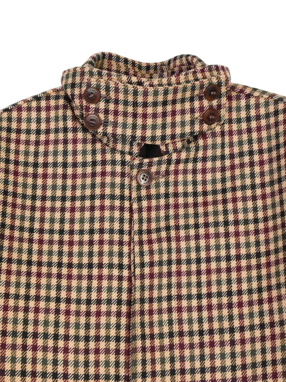 Costumein Gordon check-pattern jacket Beige