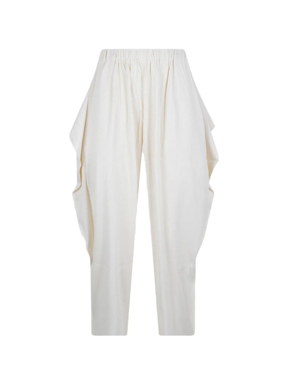 Pleats Please Issey Miyake Gedrapeerde plooibroek Beige