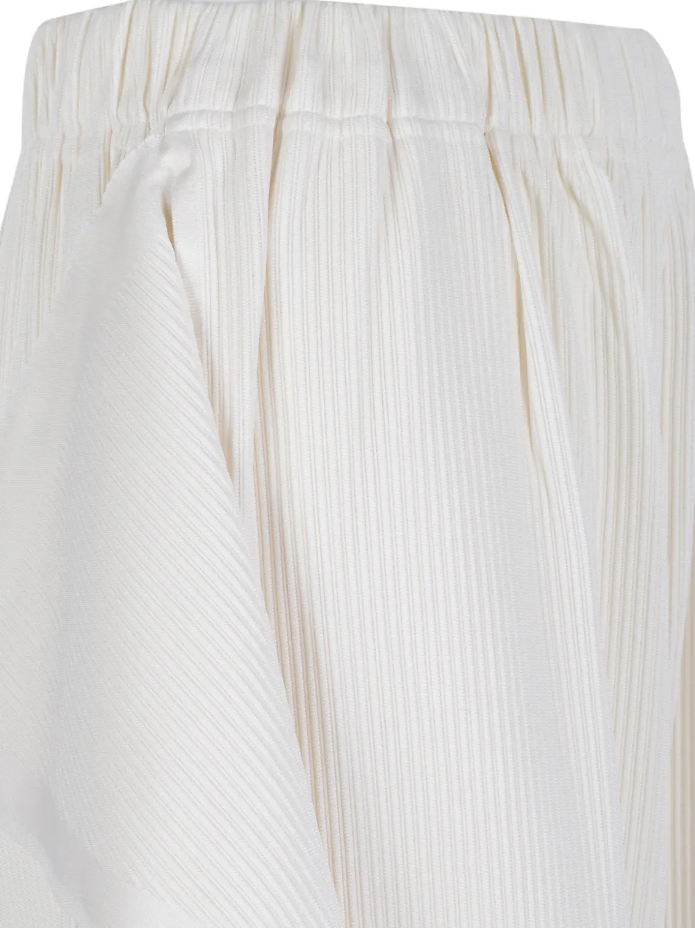 Pleats Please Issey Miyake Gedrapeerde plooibroek Beige
