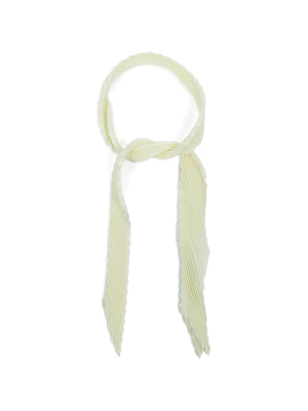 Homme Plissé Issey Miyake pleated scarf - Bianco