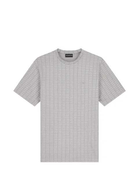 Emporio Armani playera con efecto tejido