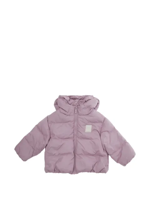 Emporio Armani Kids quilted hooded jacket
