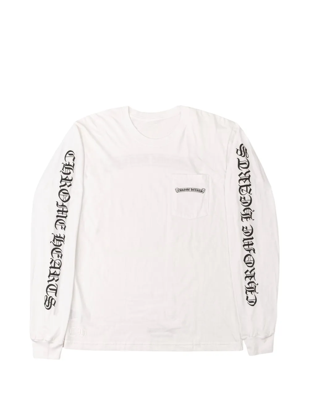 Chrome Hearts logo-print long-sleeve T-shirt Wit