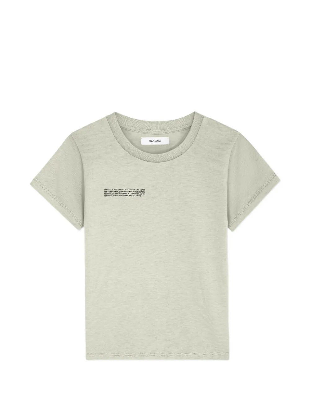 Pangaia Kids logo-print T-shirt - Grigio