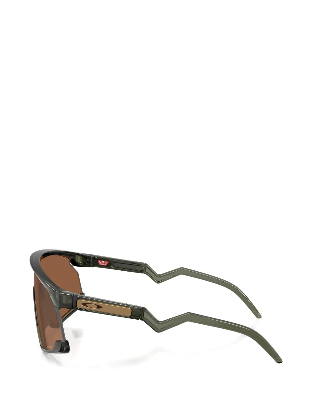 Oakley BXTR geometric-frame sunglasses Groen