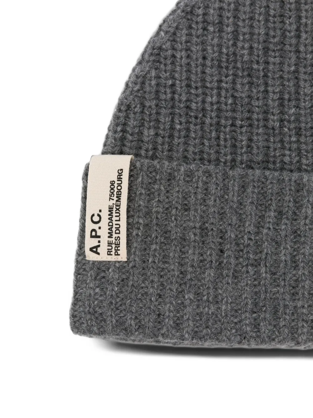 A.P.C. cashmere beanie Grijs