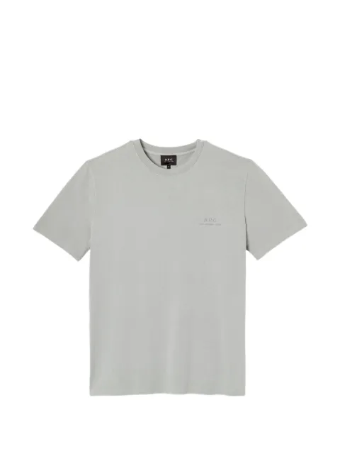 A.P.C. logo-print cotton T-shirt