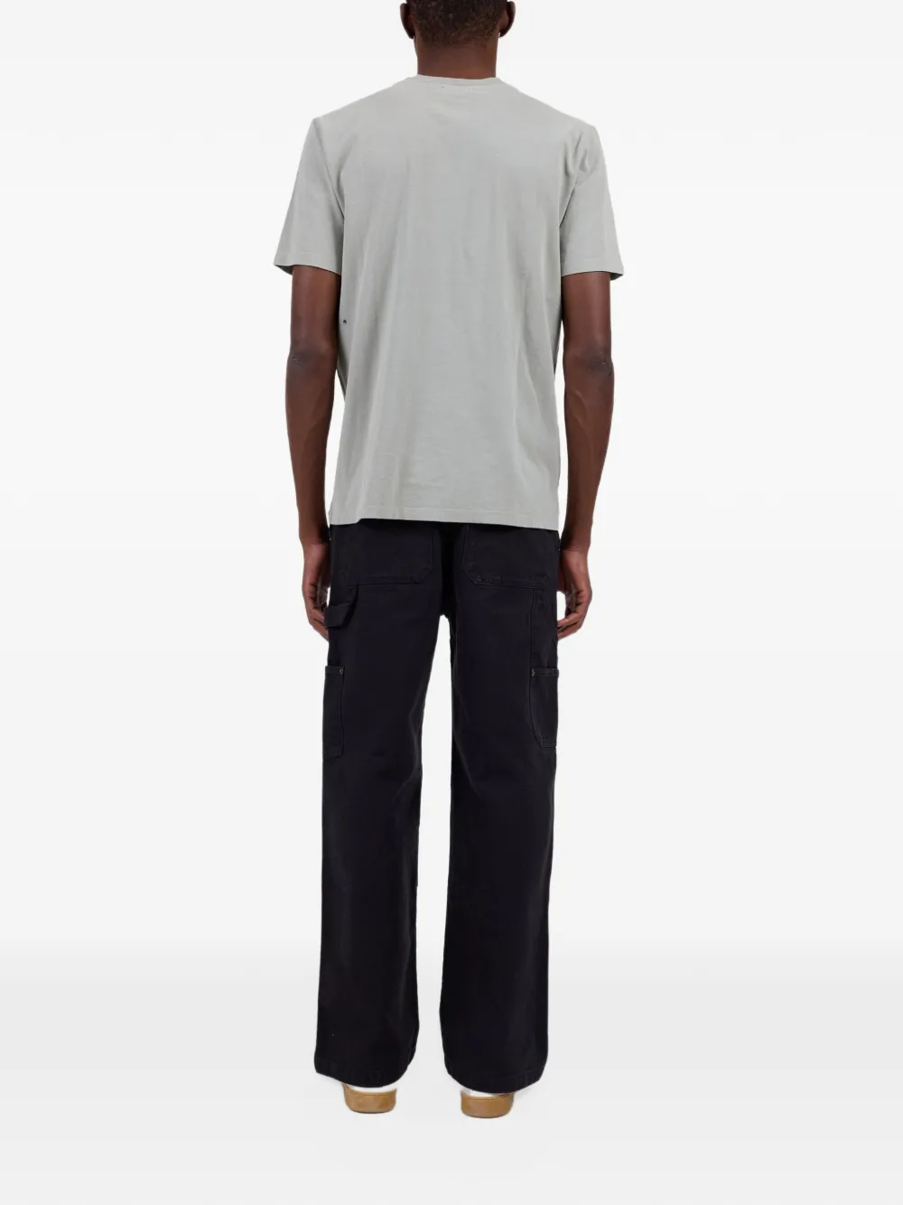 A.P.C. logo-print cotton T-shirt Grijs